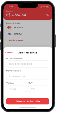 Tela do app Appointment